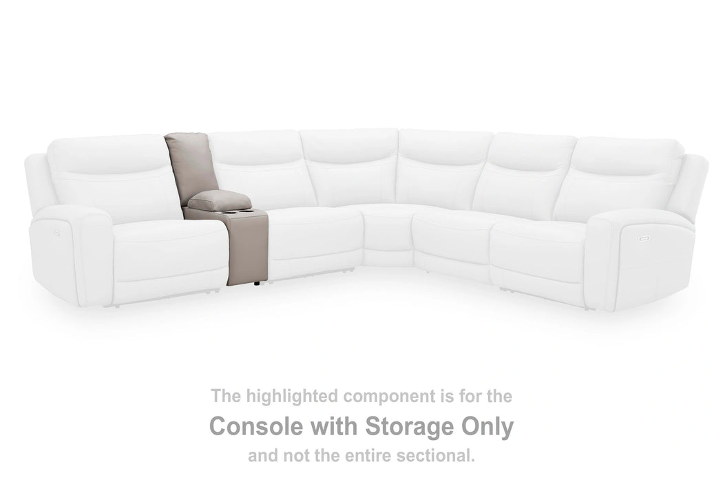 Gravier Power Reclining Sectional with Storage Console