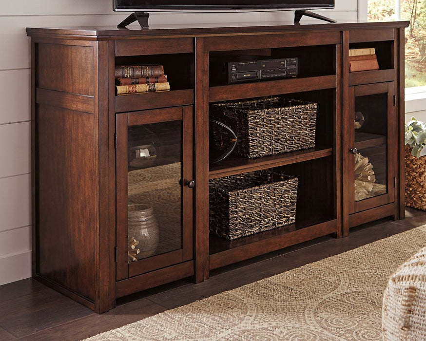 Harpan 72" TV Stand with Electric Fireplace